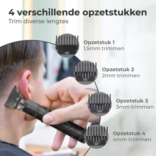 Nuvance Tondeuse Mannen Usb Oplaadbaar
