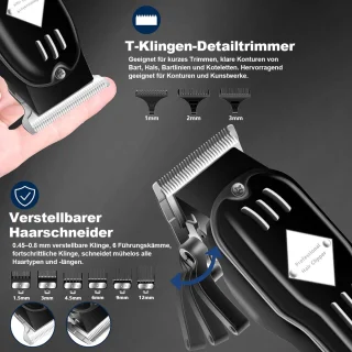 OKWISH Haartondeuse- en Trimmerset