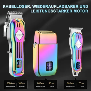 OKWISH Tondeuse Set - Zilver