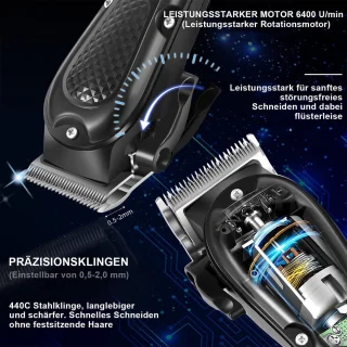 OYLCDI Heren Haarschneider - Barber Set