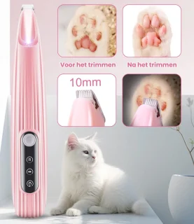 Pet Trimmer 5-in-1 Elektrische Trimmer voor Honden en Katten