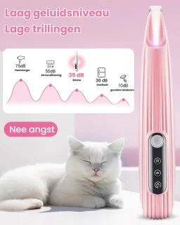 Pet Trimmer 5-in-1 Elektrische Trimmer voor Honden en Katten