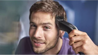 Philips Serie 7000 HC7650/15 Tondeuse Zwart/Grijs
