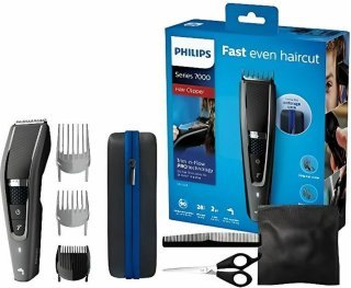Philips Serie 7000 HC7650/15 Tondeuse Zwart/Grijs