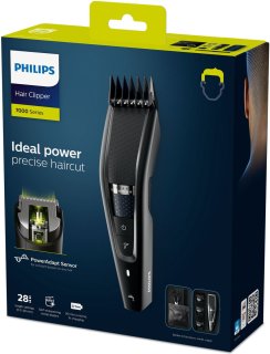 Philips Serie 7000 HC7650/15 Tondeuse Zwart/Grijs