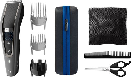 Philips Serie 7000 HC7650/15 Tondeuse Zwart/Grijs