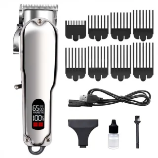 Pro Hair Draadloze Baard- en Haartrimmer Set Zwart