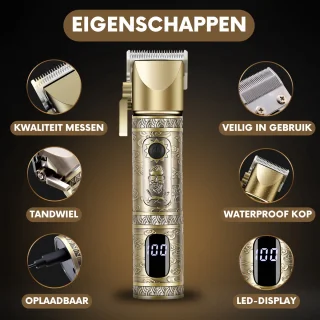 Professionele Draadloze Cheveux Haartrimmer voor Mannen