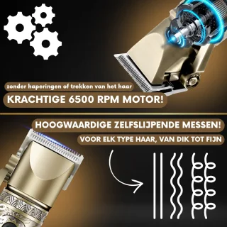 Professionele Draadloze Cheveux Haartrimmer voor Mannen