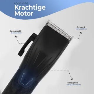 Professionele Draadloze Tondeuse 22-delig Set
