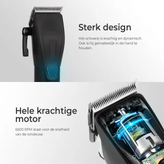 Professionele Draadloze Tondeuse 22-delig Set
