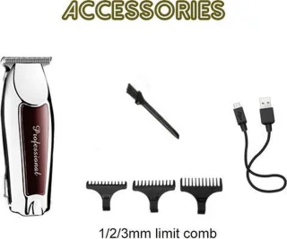 Professionele Draadloze Tondeuse & Neustrimmer Set voor Mannen