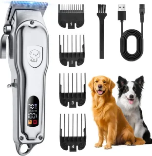Professionele honden- en kattentondeuse (zilver)