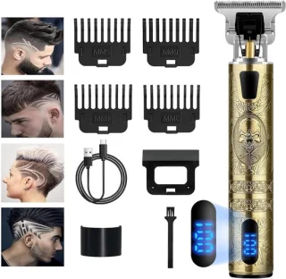 Professionele Tondeuse - Haarknipper Trimmer - Thuis Kapsel Maken - Scherpe Mesjes - 187 cm - Zwart