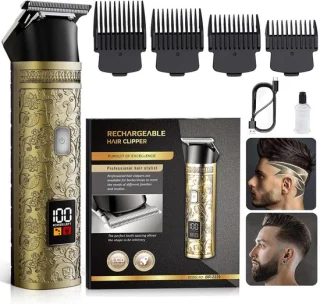 Professionele tondeuse voor mannen - draadloze baardtrimmer en contourtrimmer