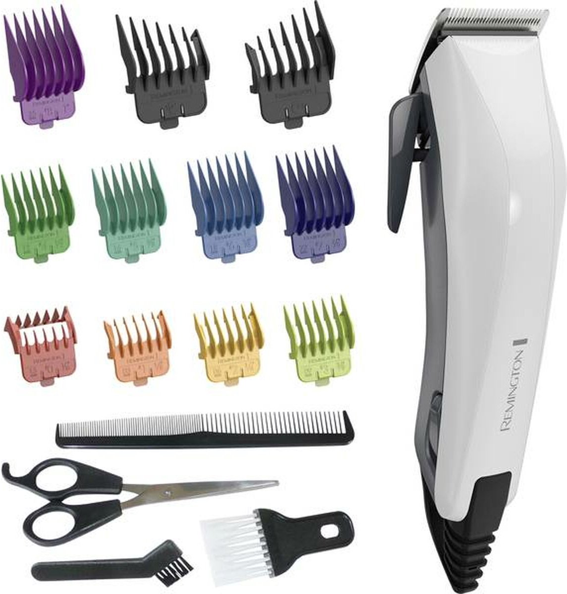 De Remington HC5035 Colour Cut Tondeuse Set 16-delig in één oogopslag