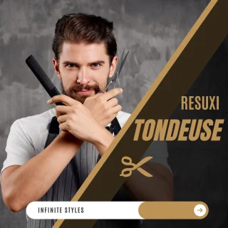Resuxi Tondeuse Draadloos USB Complete Set