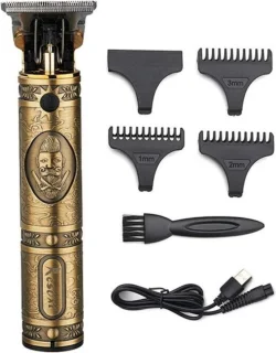 Retro Usb Draadloze Tondeuse Voor Mannen