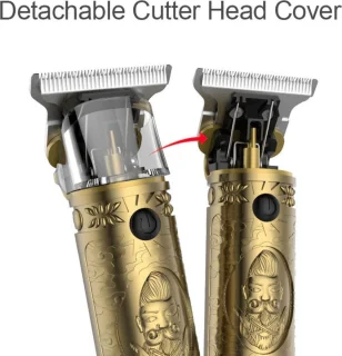 Retro Usb Draadloze Tondeuse Voor Mannen