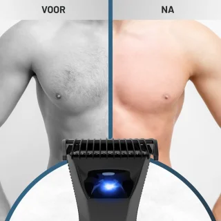 Revahs Bodygroomer Mannen LCD Display & Travellock