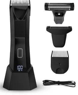 Revahs Bodygroomer Mannen LCD Display & Travellock