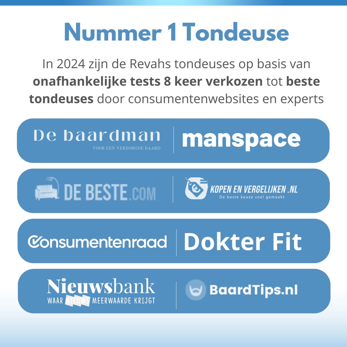 Wat vinden we goed aan de Revahs Clipper Two Draadloze Professionele Tondeuse