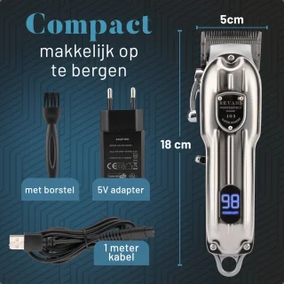 Revahs Clipper Two Draadloze Professionele Tondeuse
