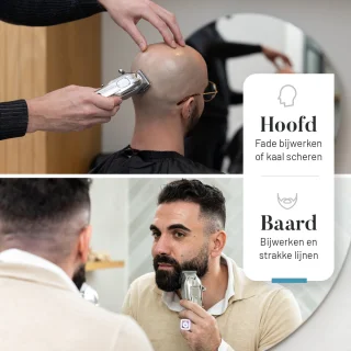 Revahs Clipper Two Draadloze Tondeuse voor Mannen