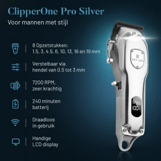 Revahs ClipperOne Pro Draadloze Professionele Tondeuse
