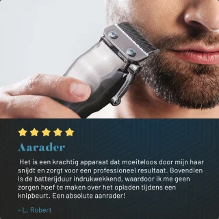 Revahs Pro Set Tondeuse voor Mannen - Haar- en Baardtrimmer - 0.5-25 mm