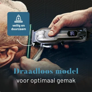 Revahs Pro Set Tondeuse voor Mannen - Haar- en Baardtrimmer - 0.5-25 mm