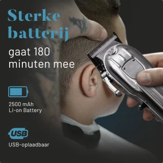 Revahs Pro Set Tondeuse voor Mannen - Haar- en Baardtrimmer - 0.5-25 mm