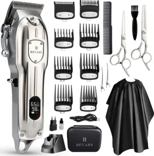 Revahs Pro Set Tondeuse voor Mannen - Haar- en Baardtrimmer - 0.5-25 mm