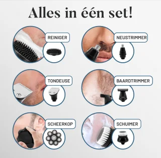 Revahs Skullshaver Mannen Pro Set - Scheerapparaat