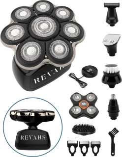 Revahs Skullshaver Mannen Pro Set - Scheerapparaat
