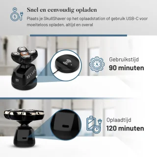 Revahs Skullshaver Mannen Pro Set - Scheerapparaat