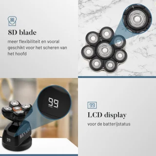 Revahs Skullshaver Mannen Pro Set - Scheerapparaat