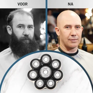 Revahs Skullshaver Mannen Pro Set - Scheerapparaat