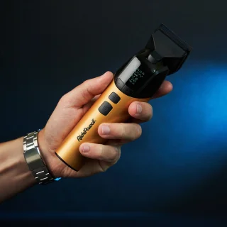 RickiParodi Prime Gold Draadloze Tondeuse met 5 Opzetkammen