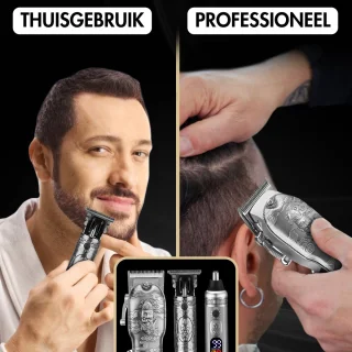 Sansbeauté 4-in-1 Draadloze Tondeuse voor Mannen
