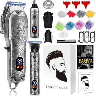 Sansbeauté 4-in-1 Draadloze Tondeuse voor Mannen