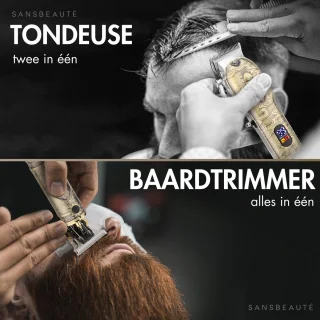 Sansbeauté 4-in-1 Draadloze Tondeuse voor Mannen