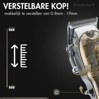 Sansbeauté 4-in-1 Draadloze Tondeuse voor Mannen