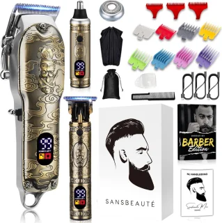 Sansbeauté 4-in-1 Draadloze Tondeuse voor Mannen