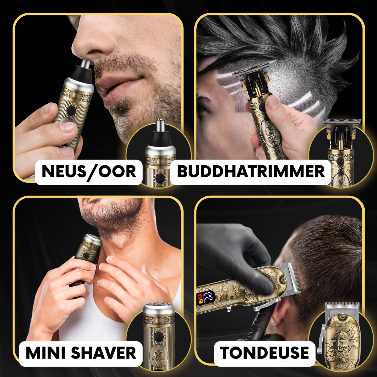 Wat vinden we goed aan de Sansbeauté 4-in-1 Draadloze Tondeuse voor Mannen