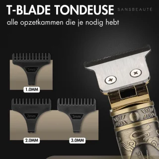 Sansbeauté® Buddha Draadloze T-Blade Tondeuse & Neustrimmer