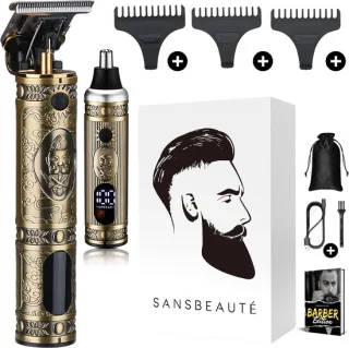 Sansbeauté® Buddha Draadloze T-Blade Tondeuse & Neustrimmer