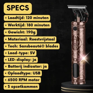 Sansbeauté Buddha Draadloze T-blade Tondeuse