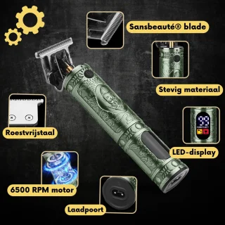Sansbeauté Buddha Draadloze T-Blade Tondeuse