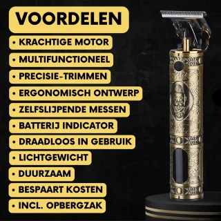 Sansbeauté Buddha Draadloze T-blade Tondeuse